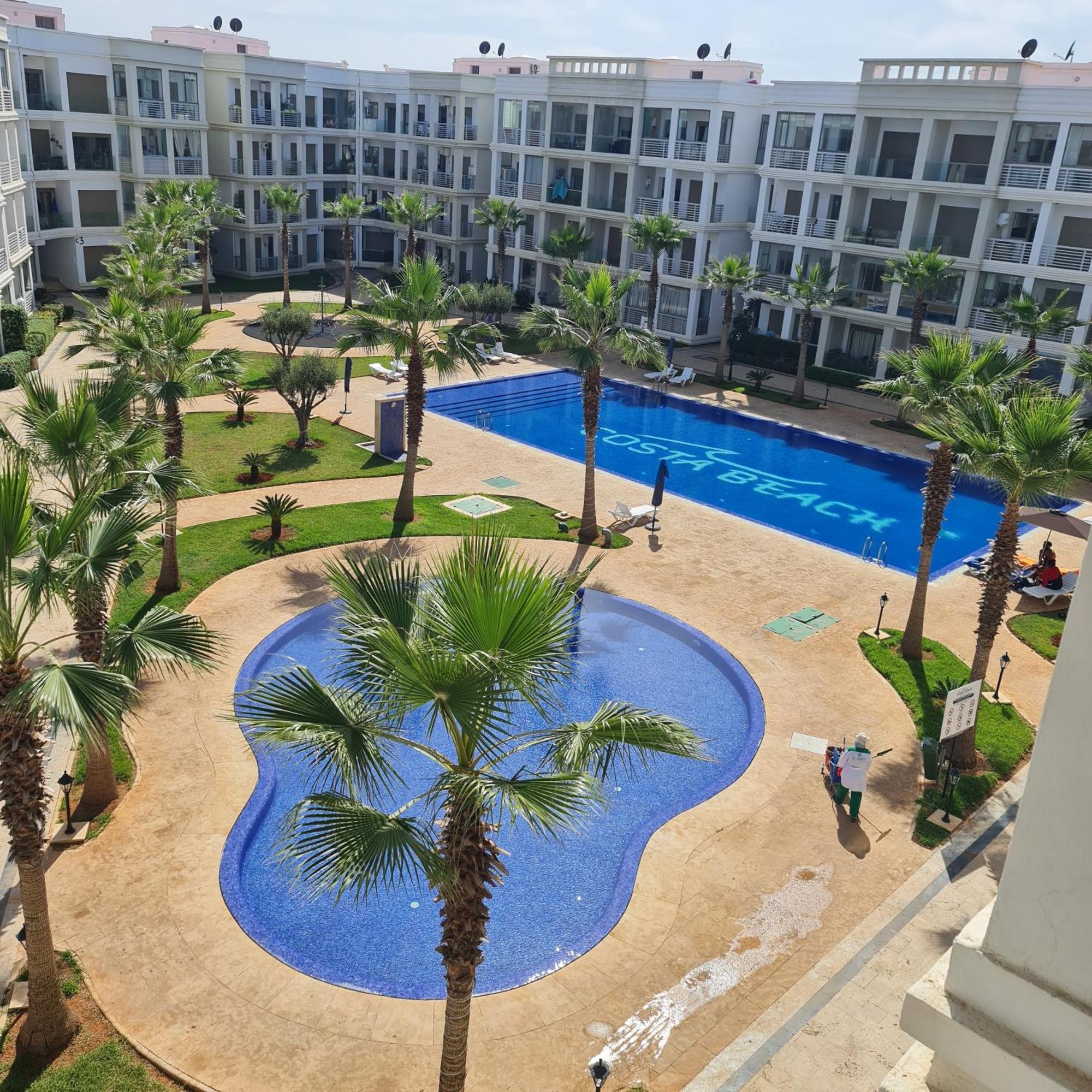 Costa Beach Lux Family Apartment With Pools 부즈니카 외부 사진